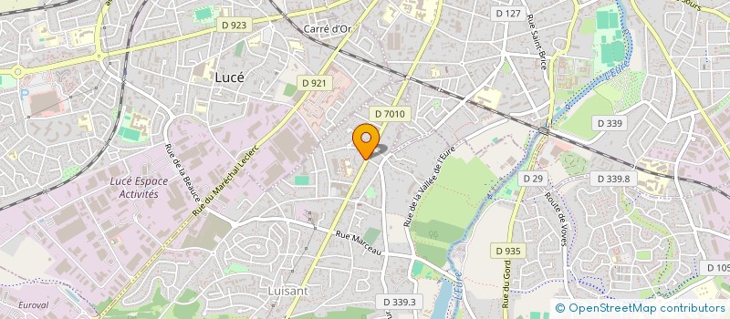 localisation de l'entreprise GAZ SERVICES à LUISANT