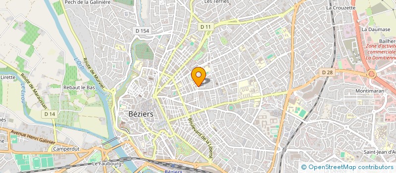 localisation de l'entreprise GAZ TECHNOLOGIES à BEZIERS