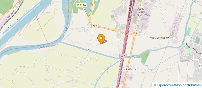 localisation de l'entreprise GAZ VERT ETOILIEN à ETOILE-SUR-RHONE