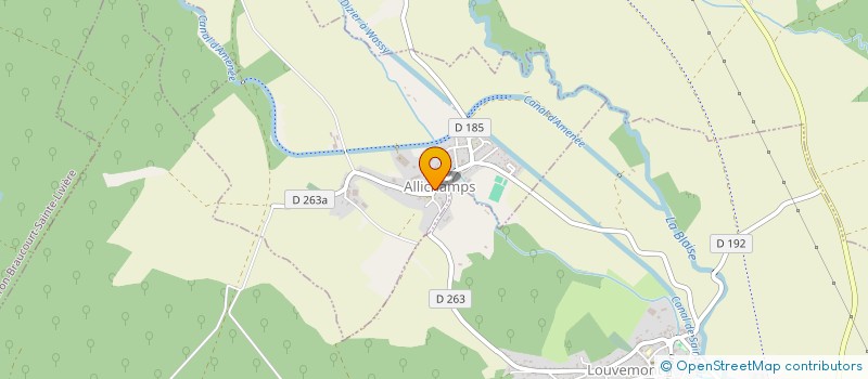 localisation de l'entreprise GAZ WELDING à ALLICHAMPS