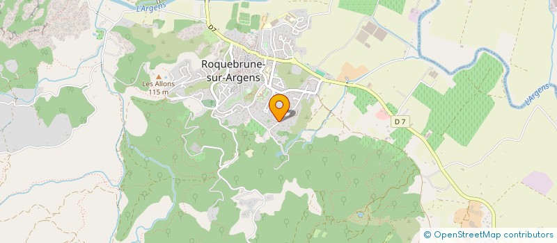 localisation de l'entreprise GAZ'YYY  ROQUEBRUNE-SUR-ARGENS