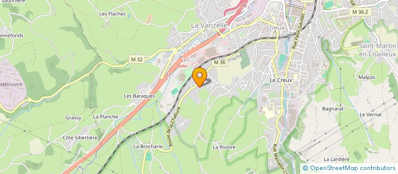 localisation de l'entreprise GAZAR T.P. CONCEPT à SAINT-CHAMOND