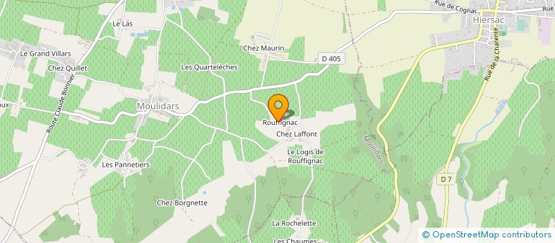 localisation de l'entreprise GAZAUD ET FILS à CHAMPMILLON