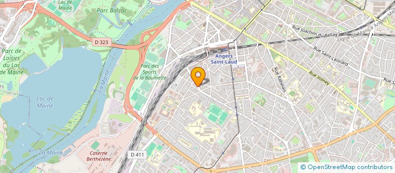 localisation de l'entreprise GAZAUTO  ANGERS