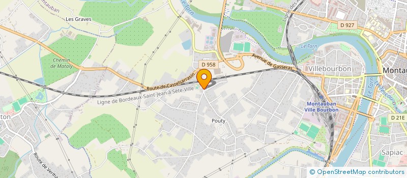 localisation de l'entreprise GAZDALLAH  MONTAUBAN