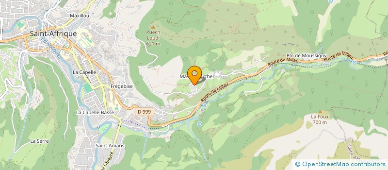 localisation de l'entreprise GAZE  SAINT-AFFRIQUE