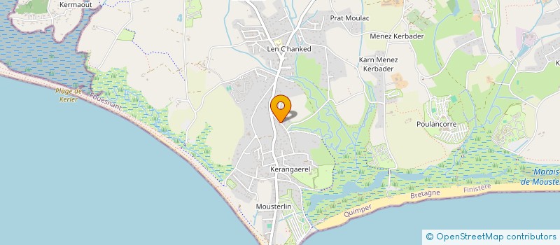 localisation de l'entreprise GAZEAU RESIDENCES  BENODET