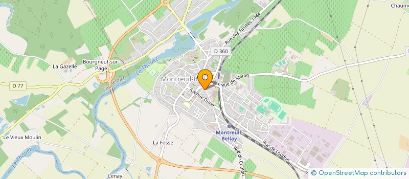 localisation de l'entreprise GAZEBO à MONTREUIL-BELLAY