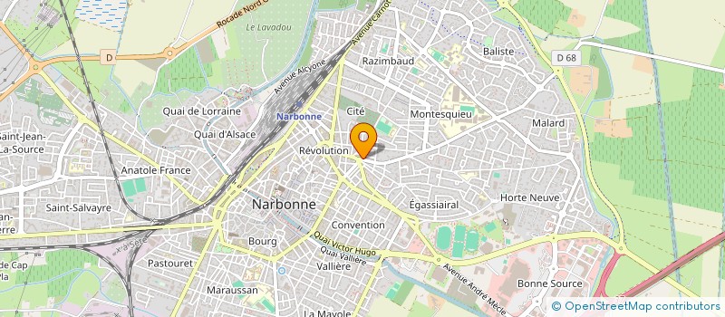 localisation de l'entreprise GAZEL à NARBONNE