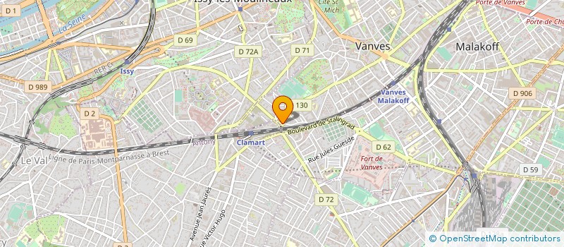 localisation de l'entreprise GAZELEC à VANVES