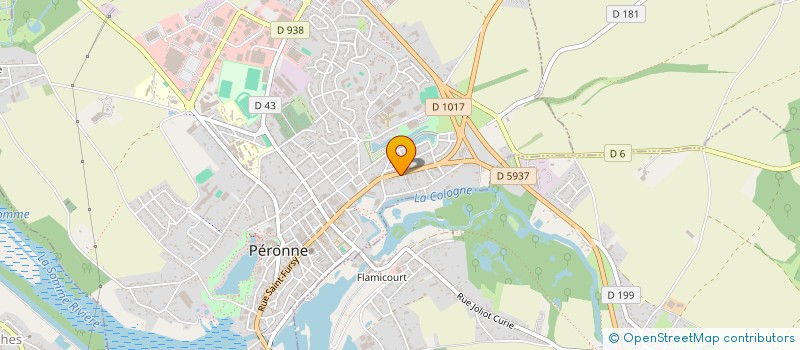 localisation de l'entreprise GAZELEC DE PERONNE à PERONNE