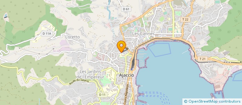 localisation de l'entreprise GAZELEC FOOTBALL CLUB AJACCIO NATATION à AJACCIO