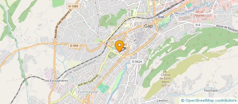 localisation de l'entreprise GAZELEC-GAP à GAP
