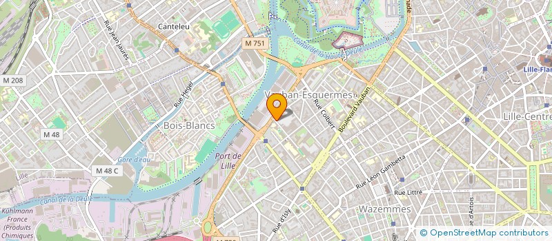 localisation de l'entreprise GAZELEC NORD PAS DE CALAIS à LILLE