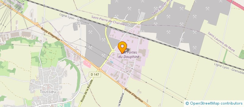 localisation de l'entreprise GAZELEC SERVICE  SAINT-PIERRE-DE-CHANDIEU