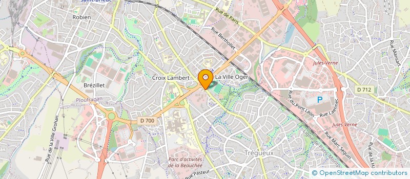 localisation de l'entreprise GAZELEC TENNIS à SAINT-BRIEUC