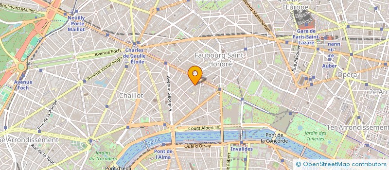 localisation de l'entreprise GAZELEY BURGUNDY 1  PARIS