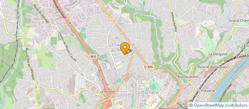localisation de l'entreprise GAZELITE à CHAMPAGNE-AU-MONT-D OR