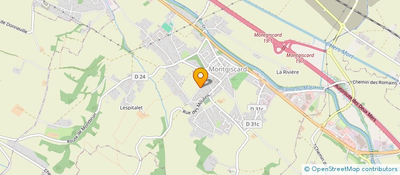 localisation de l'entreprise GAZELLES DE L'OMBRE  MONTGISCARD