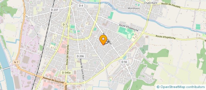 localisation de l'entreprise GAZELLES E.S.A à MONTELIMAR