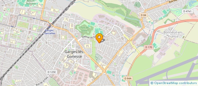 localisation de l'entreprise GAZER ENERGIE  GARGES-LES-GONESSE