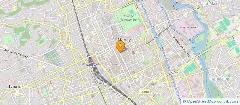 localisation de l'entreprise GAZERANS à NANCY