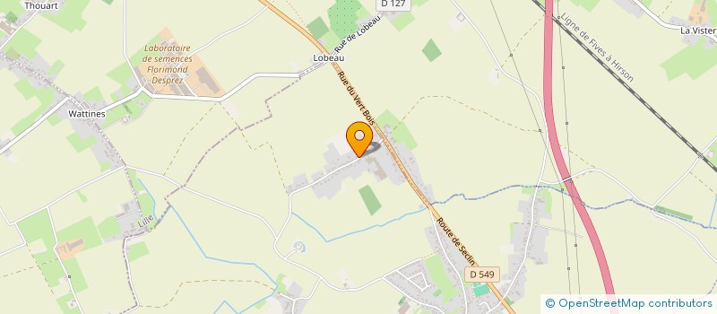 localisation de l'entreprise GAZET BOUTILLIER PEINTURE  AUCHY-LEZ-ORCHIES