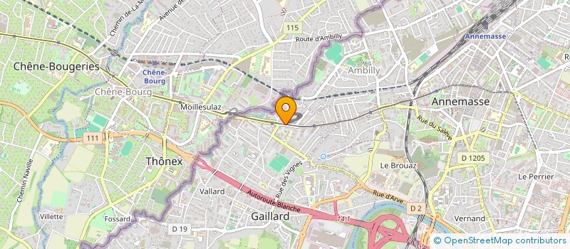 localisation de l'entreprise GAZI  GAILLARD