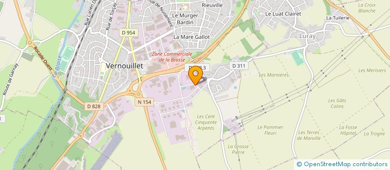 localisation de l'entreprise GAZI CASSE AUTO à VERNOUILLET