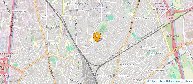 localisation de l'entreprise GAZLI INVEST à TOULOUSE