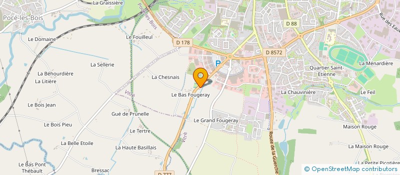 localisation de l'entreprise GAZO  VITRE