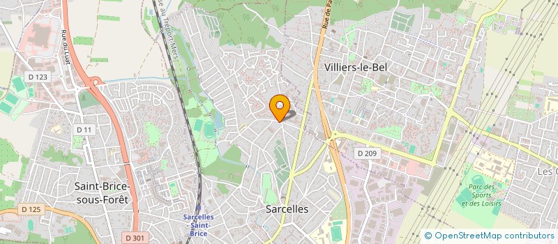 localisation de l'entreprise GAZOCLIM à SARCELLES