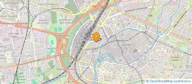 localisation de l'entreprise GAZOIL EDITIONS à STRASBOURG