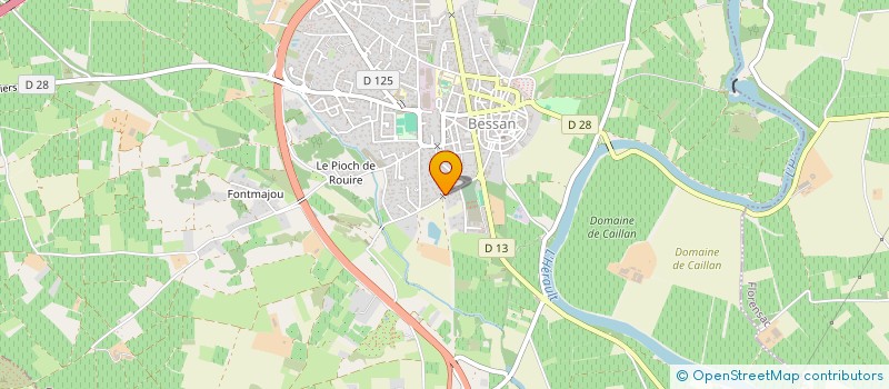 localisation de l'entreprise GAZOLINE  BESSAN