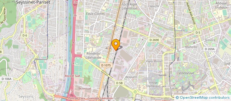 localisation de l'entreprise GAZON ISERE FAMILY  GRENOBLE