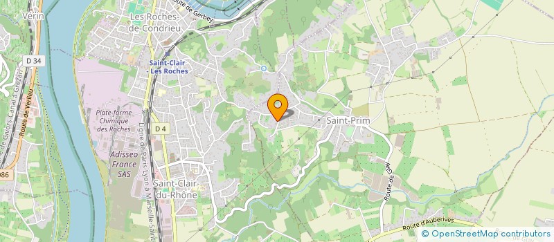 localisation de l'entreprise GAZON MINUTE  SAINT-PRIM