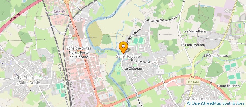 localisation de l'entreprise GAZONFIER SUD à SAINT-PAVACE