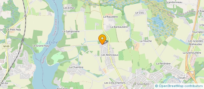 localisation de l'entreprise GAZONNIERE DE L'ATLANTIQUE à CARQUEFOU