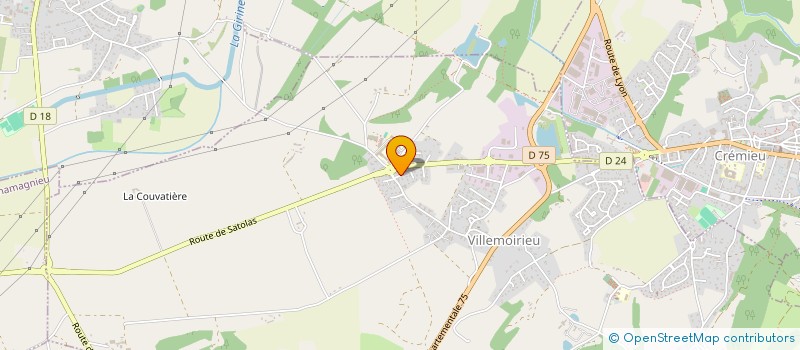 localisation de l'entreprise GAZONNIERE STAR GREEN  SAINT-ROMAIN-DE-JALIONAS