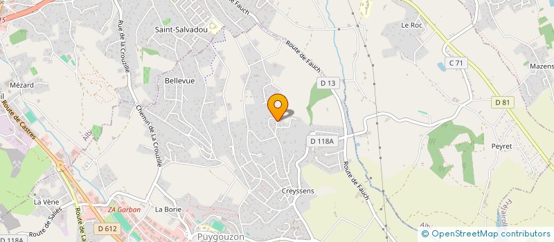 localisation de l'entreprise GAZOO OFF- ROAD RACING TEAM  PUYGOUZON