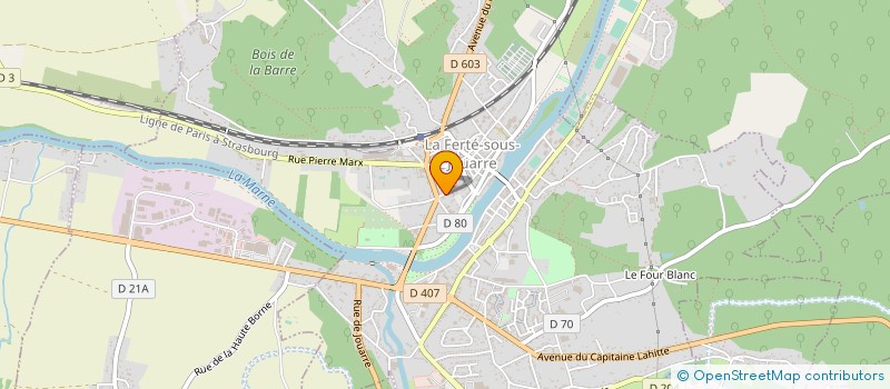 localisation de l'entreprise GAZOU SECURITE PRIVEE  LA FERTE-SOUS-JOUARRE