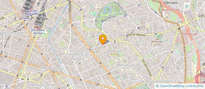 localisation de l'entreprise GAZOUILLE  PARIS