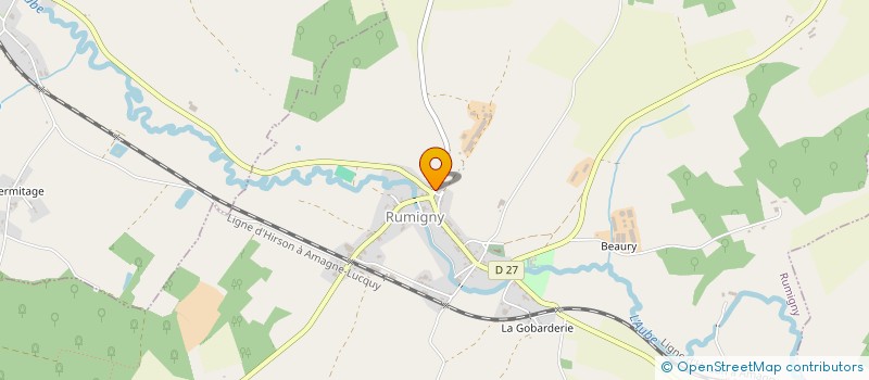 localisation de l'entreprise GAZOVERT  RUMIGNY