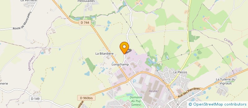 localisation de l'entreprise GAZTEAM BIO CO2 à MONTAIGU-VENDEE