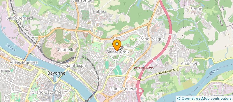 localisation de l'entreprise GAZTEKIN à BAYONNE