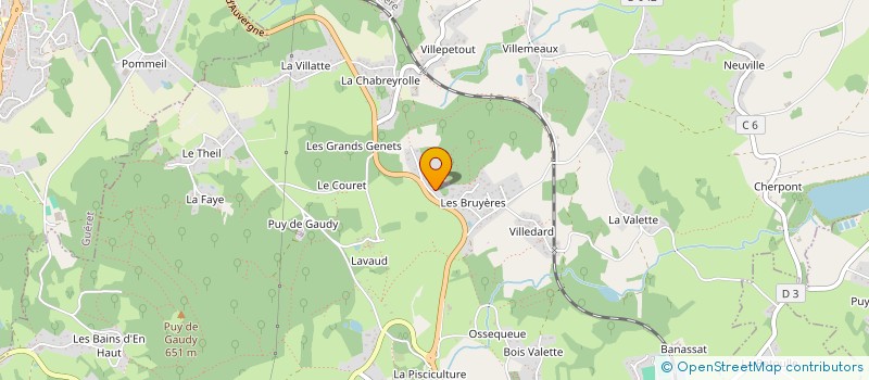 localisation de l'entreprise GAZUT VIEUX MATERIAUX à SAINTE-FEYRE