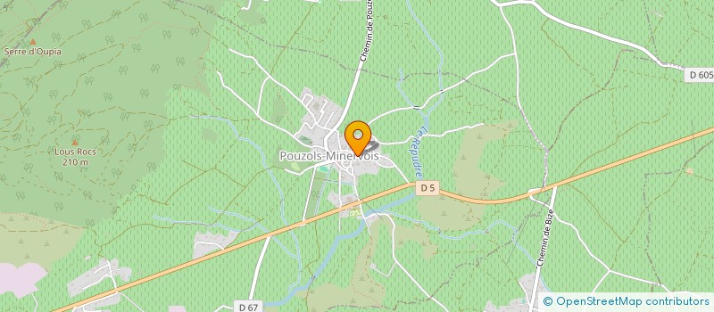 localisation de l'entreprise GAZZA IMMOBILIER  POUZOLS-MINERVOIS