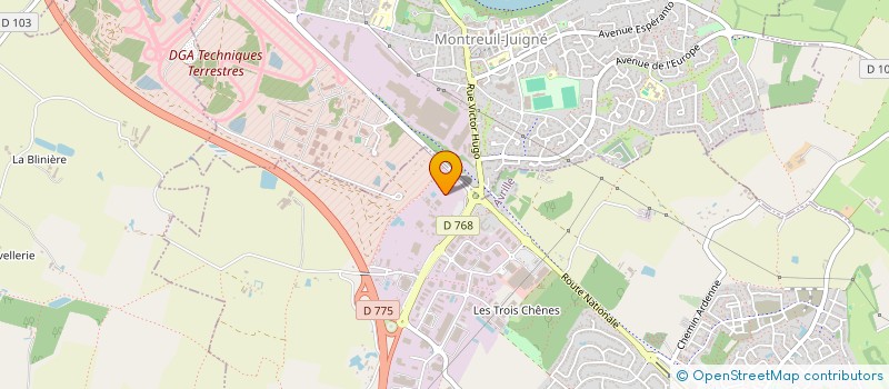 localisation de l'entreprise GAZZELLA ATLANTIQUE à AVRILLE