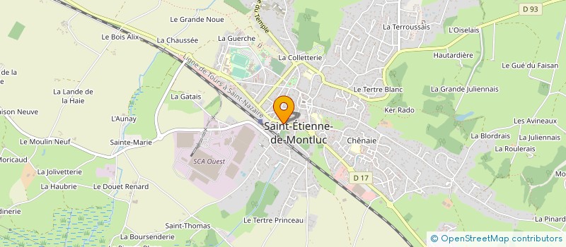 localisation de l'entreprise GAZZI à SAINT-ETIENNE-DE-MONTLUC