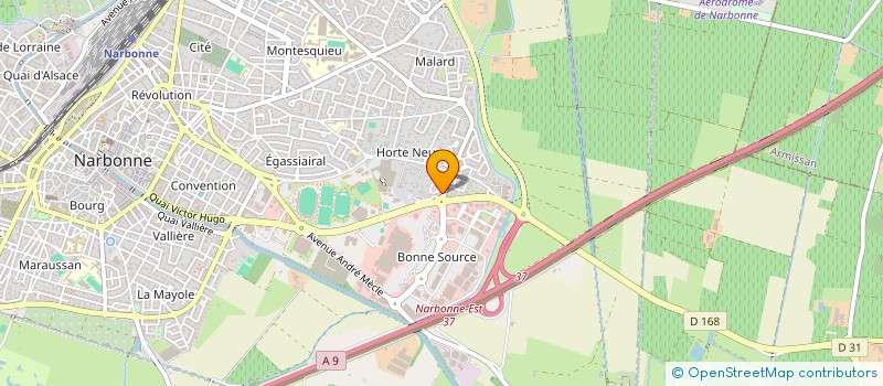 localisation de l'entreprise GAZZO à NARBONNE